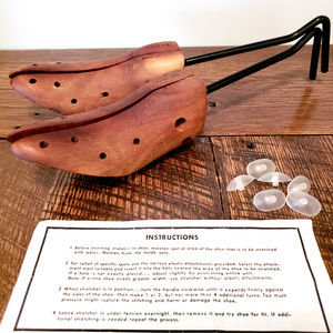 Vintage Wooden Shoe Stretchers, Retro Farmhouse